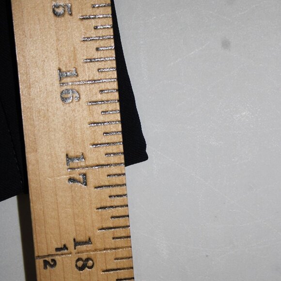 Prada Sz 46 x 33.5 Navy Slash Pockets No Fabric Label Dress Pant - Picture 11 of 16